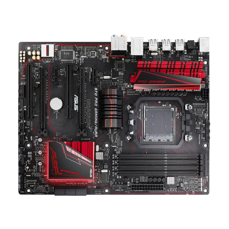 Asus 970 Pro Gaming Aura 970 Mainboard ASUS 970 PRO GAMING/AURA Motherboard AM3 Mother board DDR3 AMD 970 FX