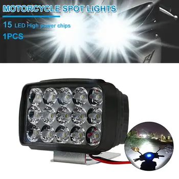 

DERI Motorcycle Headlight Spotlight Bulb LED Spotlight 8/12/15/16LED spot Light Fog Driving Lamp For ATV UTV Scooter Lighting