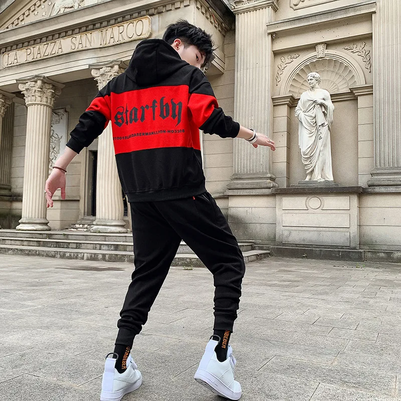

2020 Spring Men Hoodie Suit Spring And Autumn Casual Coat 9038-Support