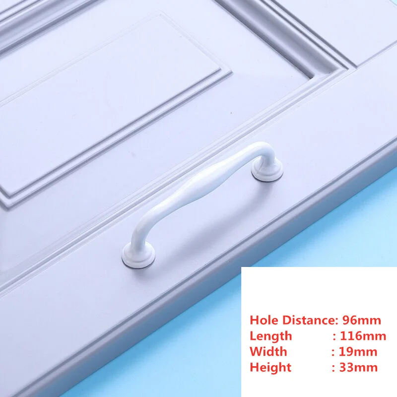 Simplicity Fuji White Kitchen and Furniture Handles