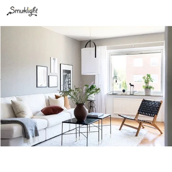 

Nordic koushi design white linen/cotton Fabric Lampshade LED Pendant Lamp vtwonen Ribbon Lamp/Z1 pendant lamp for Foyer Finning