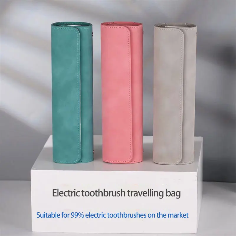 Funda protectora Universal para cepillo de dientes xiaomi Philips Oral-B Seago ApiYoo, bolsa de transporte de viaje de PU a prueba de agua, caja de almacenamiento