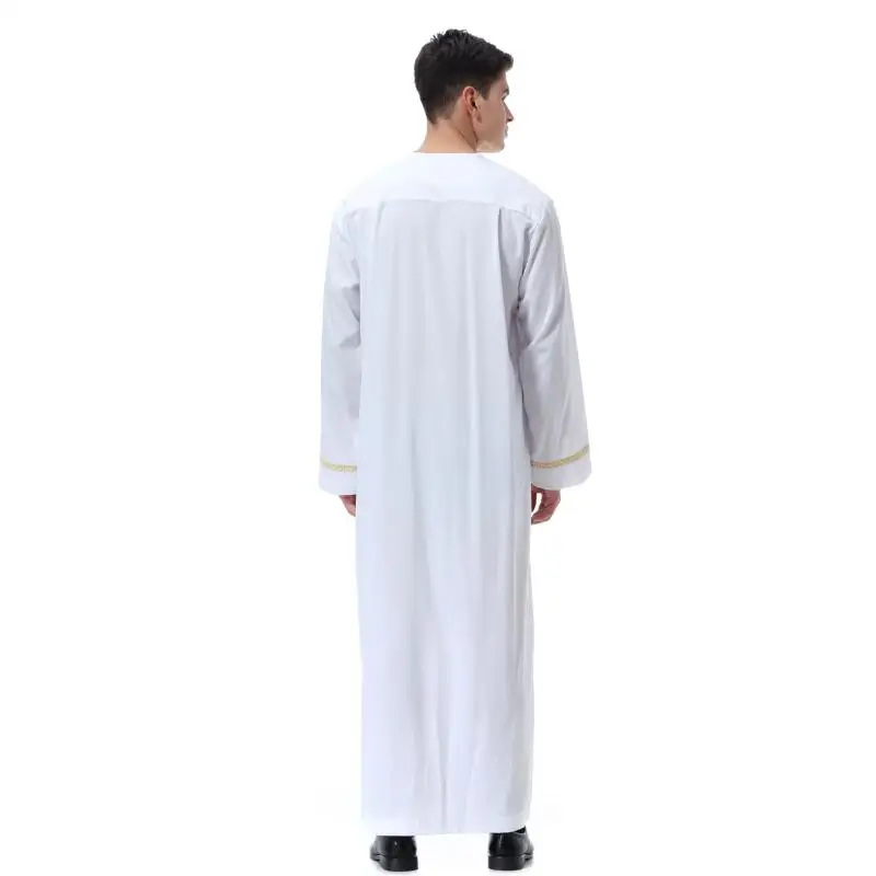 Eid abaya арабское платье thobes Мужская мусульманская одежда ropa de hombre для мужчин jubba