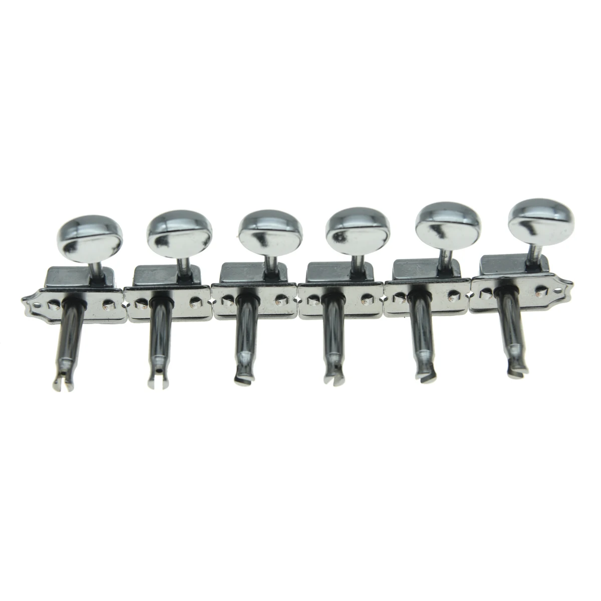 Wilkinson Deluxe 6 встроенных винтажных гитарных тюнеров с разделенным столбом, Настраиваемые ключи, колышки, машинные головки для гитар Strat/Tele
