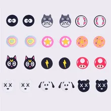 Cartoon Theme Thumb Stick Grip Cap Joystick Soft Protective Cover for Nintendo Switch NS Lite Joy-con Controller Thumbstick Case