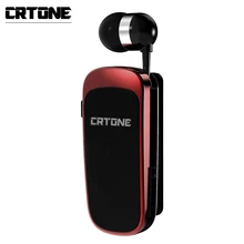 CRTONE K52 Mini Wireless Bluetooth Headset Call Remind Vibration Sports Clip Driver Auriculares Earphone PK Fineblue F910 F920