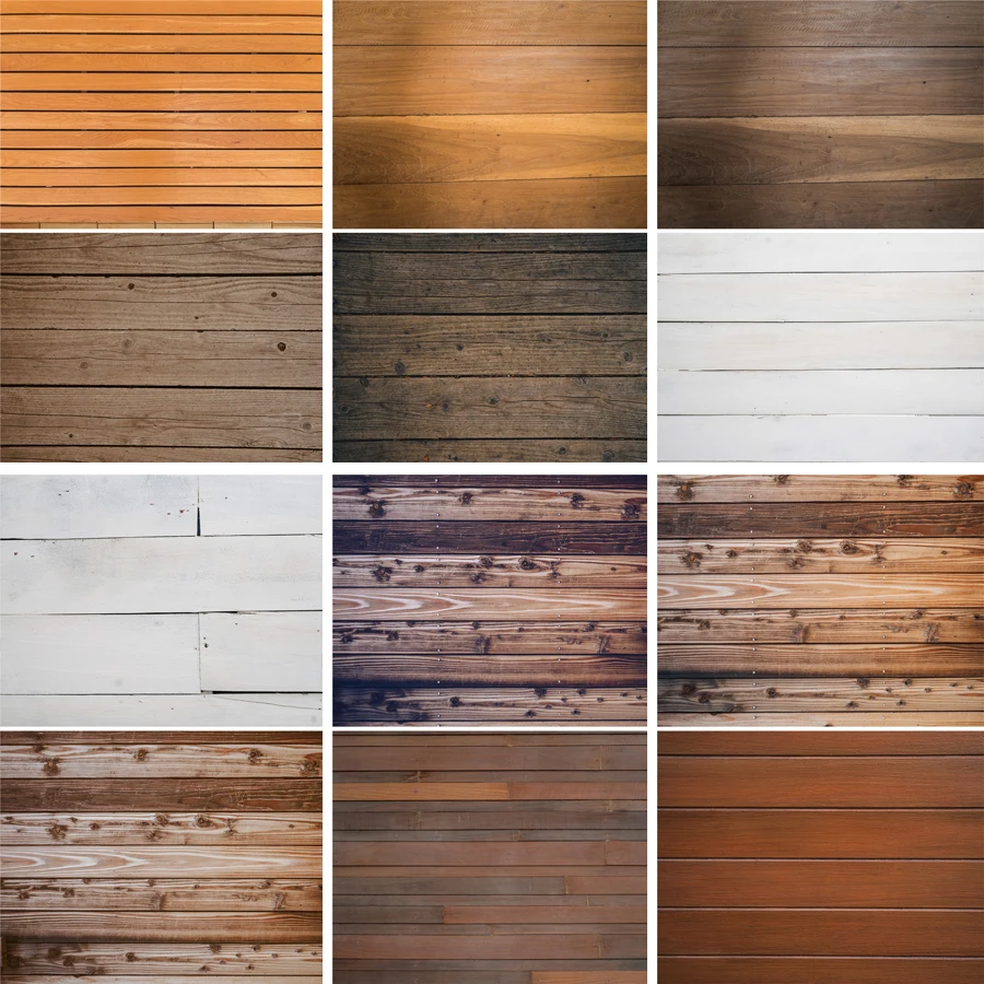 Реквизит для фотостудии Nitree белый винтажный деревянный пол зернистый фон