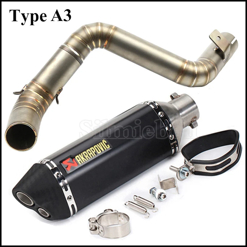 Модифицированная труба без шнуровки для мотоцикла KTM DUKE 125 200 250 390 Akrapovic выхлопная система глушитель Escape 2011