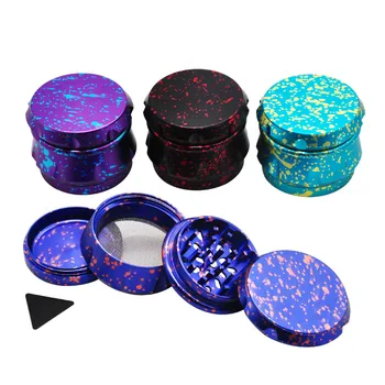

Drum Aluminum Smoking Herb Grinder Metal 63mm/2.5Inch 4 Layer Tobacco Smoking Grinder with CNC Diamond Teeth Smoke Crusher