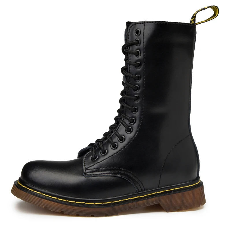 

High locomotive boots men round head calf roman tactical boots askeri bot army bots army shoes erkek ayakkabi