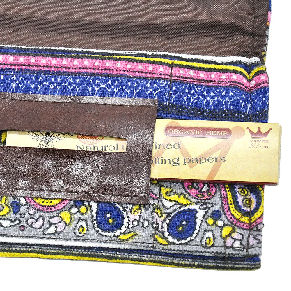 Национальный стиль сумка для хранения табака для курительной трубки хлопковая ткань табачная сумка 160 мм аксессуары для сигарет. Узор случайный