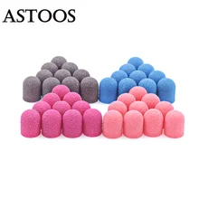 10 шт. 13*19 мм 16*25 мм 150 рукоятки шлифовальные колпачки с резиновой рукояткой для педикюра полировка песочный Блок аксессуары для сверления ног инструмент для кутикулы