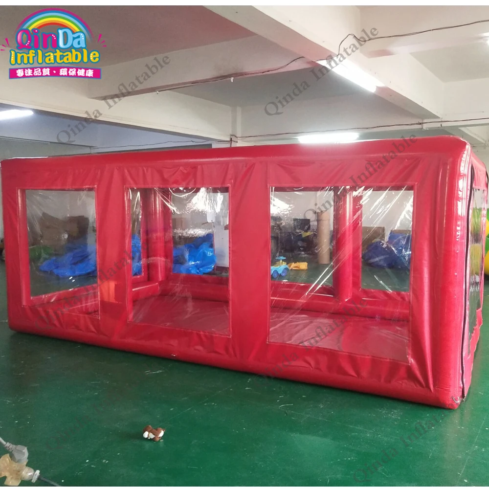 Free Shipping Inflatable Heated Hail Protection Car Cover Garage,dust Proof Inflatable Car Wash Tent With Air Pump 5