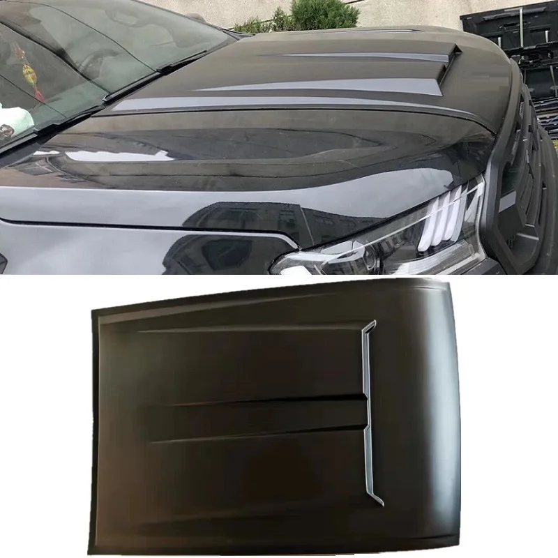  EXTERIOR AUTO ACCESSORIES 4X4 CAR PARTS HOODS SCOOP TRIMS PLATE COVER FIT FOR RANGER T7 T8 WILDTRAK