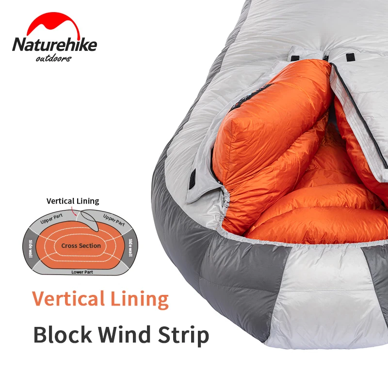Naturehike Arxtic Professional 23 Degree 850fp Thickening Goose Down Mummy Sleeping Bag For Cold Winter Mountain Camping Sleeping Bags Aliexpress