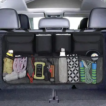 

Car Boot Organiser tidy Back Storage Bag Hanging Bag Bag Accessories Organizer Rear Storage Pocket Car Trunk E1L0