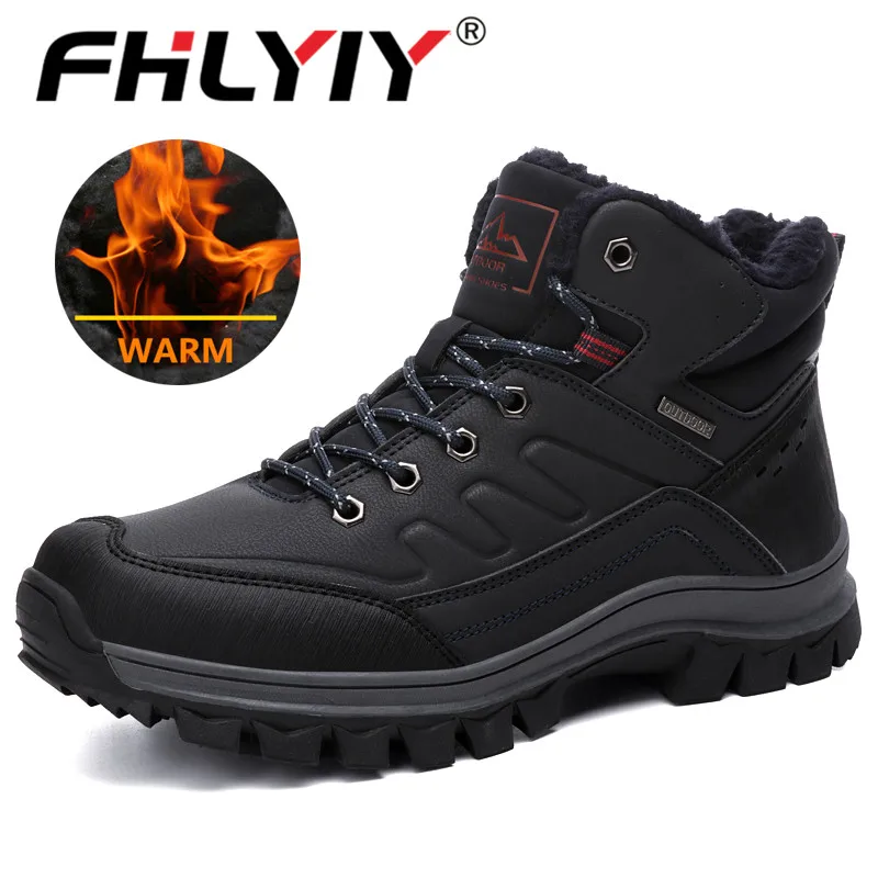 Najtaniej Fhlyiy Brand New jesień zima krowy skóra Split skórzane buty męskie wygodne buty motocyklowe męskie obuwie gumowe botki rozmiar 46