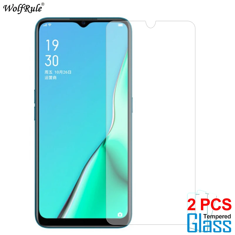 2Pcs Glass For OPPO A9 2020 A5 2020 A11X Screen Protector Tempered Glass For OPPO A5 2020 Glass Protective Phone Film 6.5''