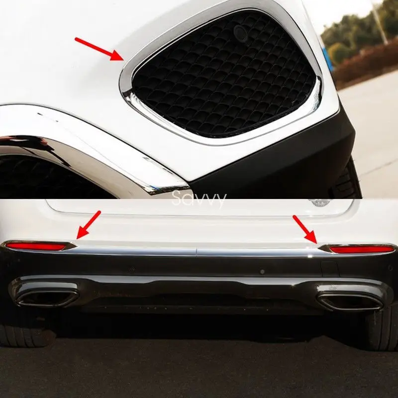 Front/Rear Fog Light Cover Trim ABS For Mercedes Benz GLC Class X205
