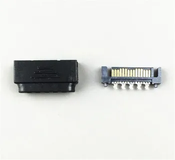 

High quality Black SATA Pierce SATA 15Pin 15-Pin Male Power Supply Terminal Connector