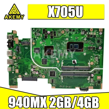 

Akemy Geforce 940MX 2GB/4GB For Asus Vivobook 17 X705U X705UQ X705UV X705 Laptop motherboard test good I5-7200U