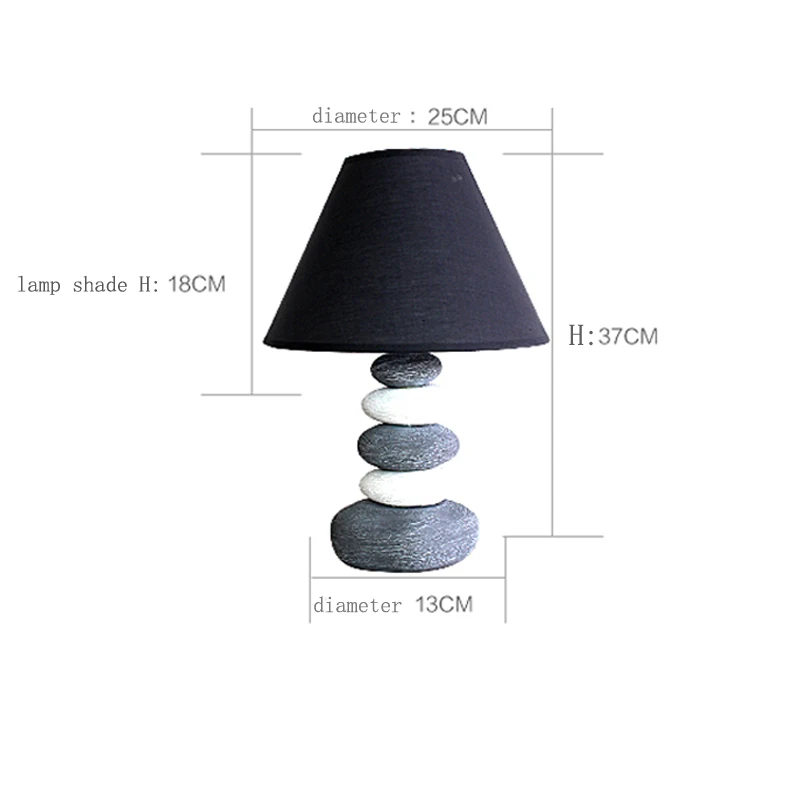 Настольная лампа из американской керамики в скандинавском минималистическом стиле, современная настольная лампа для спальни, креативная модная Милая теплая прикроватная лампа