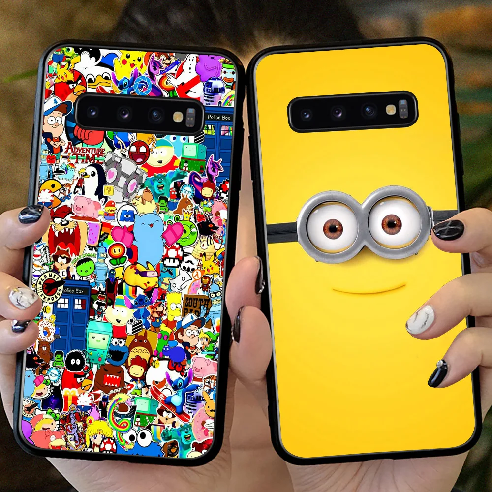 Модный чехол для телефона Samsung Galaxy S10 S20 Plus Note 8 9 10 с улыбкой S7 S8 S9 Edge|Бамперы| |
