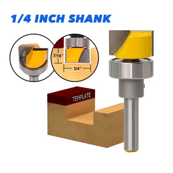 

Krachtige Flush Trim Cleaning Bottom Milling Cutter Router Bit 1/4 Shank