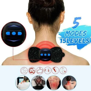 

Portable Mini Electric Neck Massager Cervical Massage Stimulator Physiotherapy Instrument Muscle Relief Pain Massage stickers