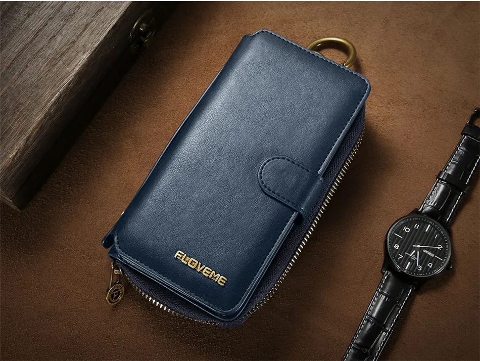 FLOVEME Винтажный чехол-бумажник для телефона Samsung Galaxy S8 S7 S6 Edge Plus ретро кожаный чехол для Samsung Note 8 5 S8 S7 S6 Fundas