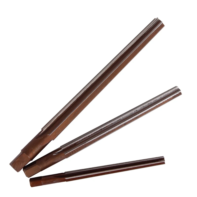 

6 Flutes High Precision 3 4 5 6 8 10 12MM HSS 1:50 Taper Hand Reamer Milling Cutter Straight Flute Pack of 7