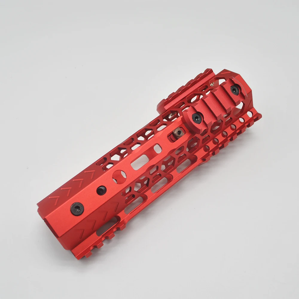TriRock 7 дюймов M-lok Handguard реечное трубчатое цевье крепление системы с/без 3 шт Mlok рельсовый профиль