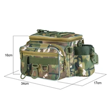 Портативный SK003 водонепроницаемый рыболовный мешок большой емкости многофункциональная приманка рыболовные снасти пакет Открытый Сумки На Плечо 34*17*16 см