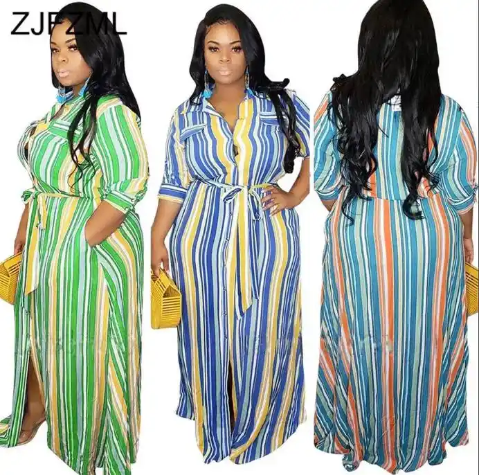 striped bodycon maxi dress