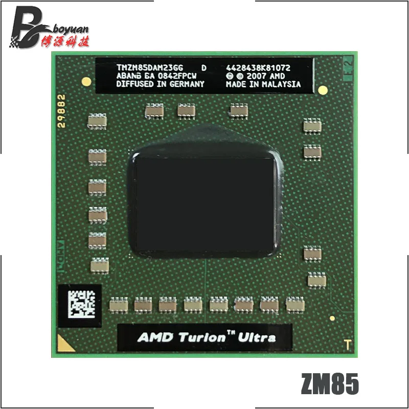 AMD Turion X2 Ultra ZM-85 ZM 85 ZM85 2 3 ГГц двухъядерный двухпоточный процессор TMZM85DAM23GG разъем S1 |
