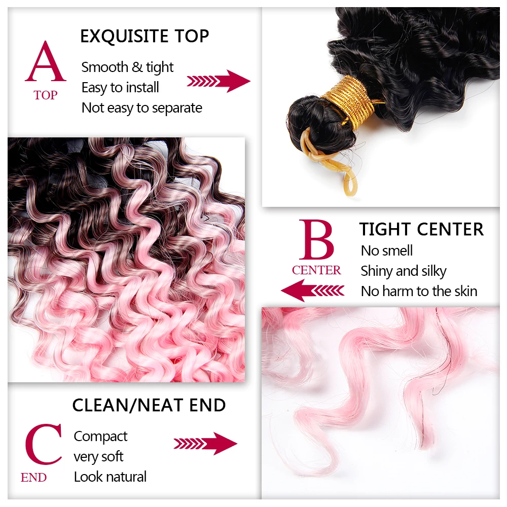 Косички для наращивания волос волнистые косички блонд 613 пучков свободные АФРО