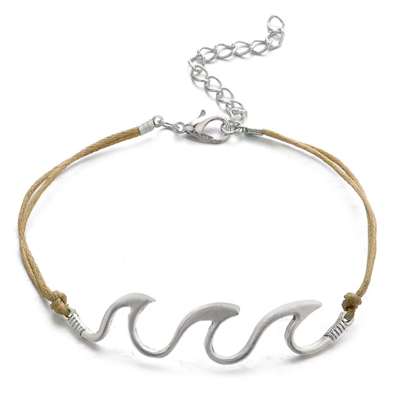 Boho Beach Wave Shell Anklets Set For Women Shell Anklet Bracelets On The Leg Bohemian Foot Ocean Jewelry Gift
