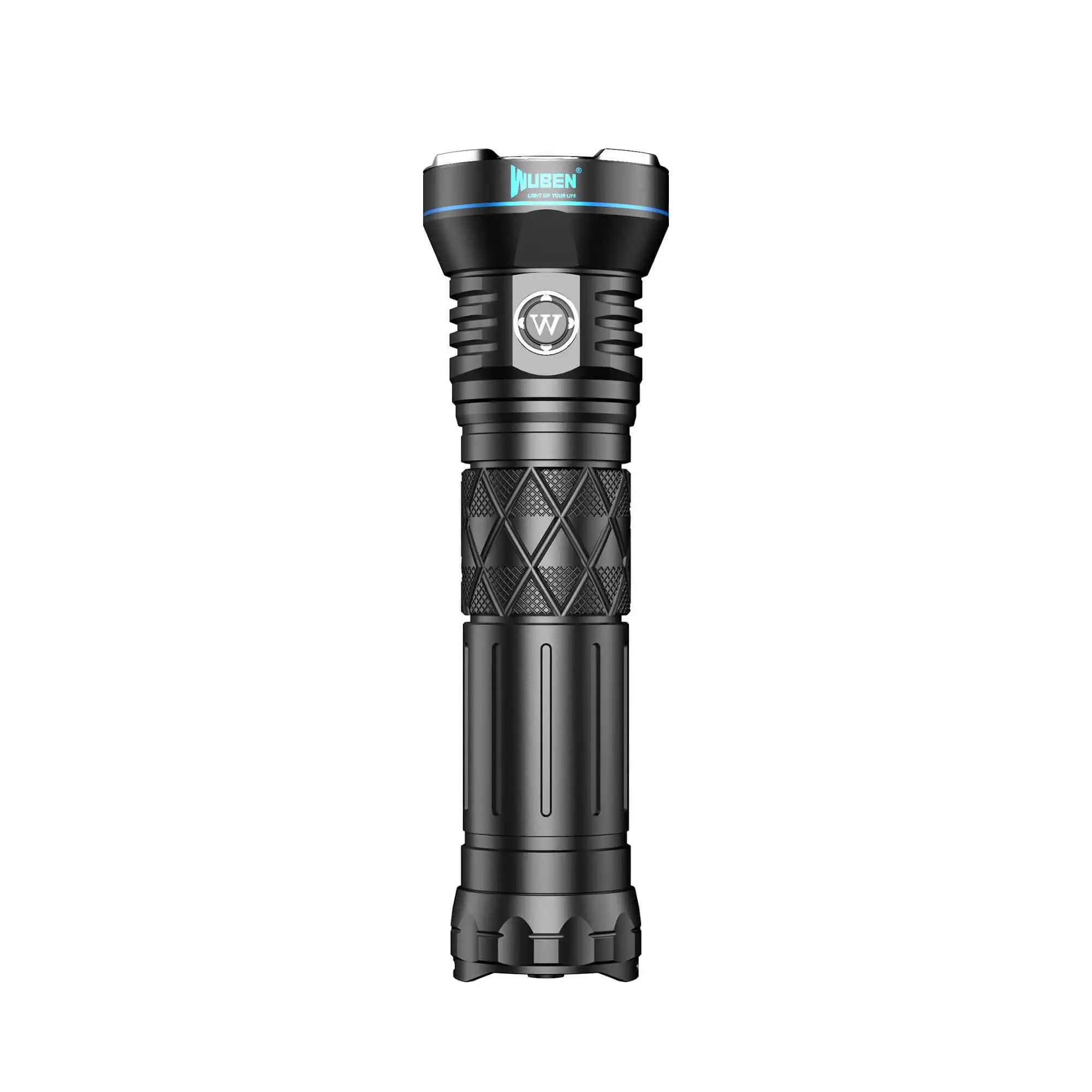 US $312.48 WUBEN A9 12000LM High Power LED Flashlight Type C Rechargeable CREE LED IP68 waterproof Torch with 10200mAh battery For Hunting