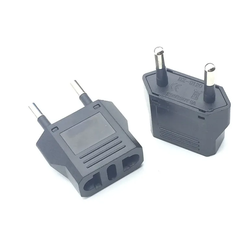 Штепсельная Вилка стандарта США в ЕС мини адаптер евро Европейский дорожный