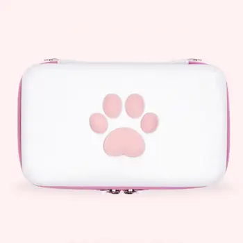 

Cute Cat Paw Storage Bag for Switch / Switch Lite Portable Travel Hard Shell Carrying Case