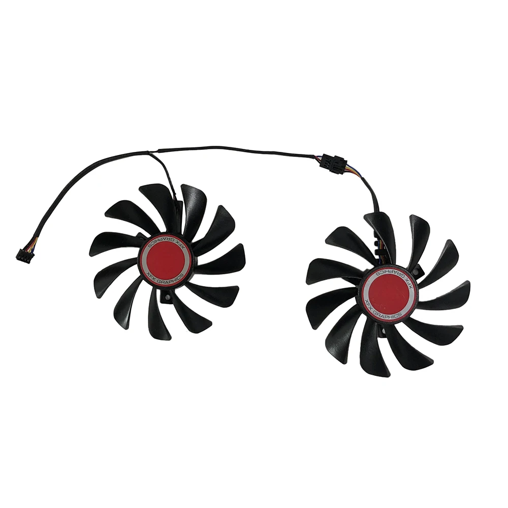 Его RX 580 XFX RX580 590 GPU VGA альтернативный кулер охлаждающий вентилятор для его