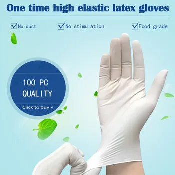 

Home Guantes desechables 100PC Disposable Powder Free Latex-Free Gloves Food Safe are Multi-Purpose rekawiczki jednorazowe G1