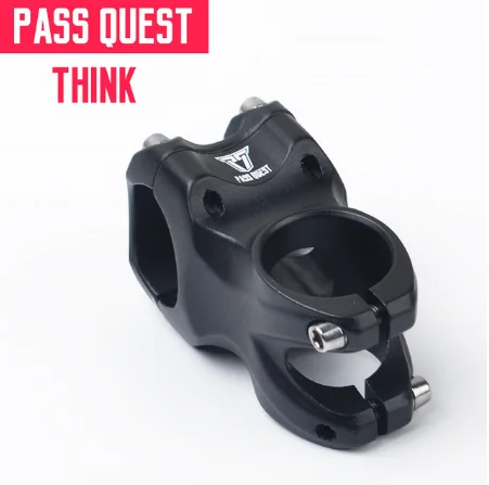 Pass Quest THINK Stem 31,8 мм для горной дороги, для велосипеда, для велосипеда, стебель для велосипеда AM FR DJ ENDURO - Цвет: Black