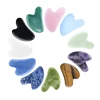 Natural Jade Gua Sha Scraper Facial Massager Tool Rose Quartz Guasha Massage Board Face Lift Slim Gouache Scraper Scraping Plate 1