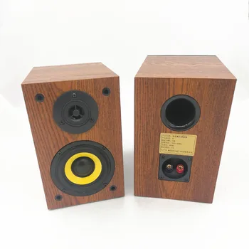 

2pcs 4inch Passive Bookshelf Speaker Box Home Multimedia Desktop Stereo 2.0 HIFI Fever PC Laptop Phone Portable Speakers