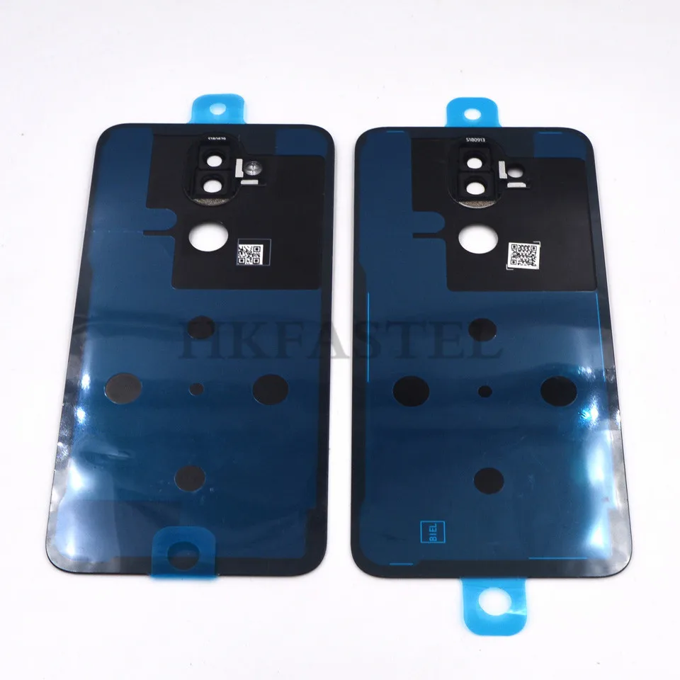 Для Nokia 8,1X7 корпус мобильного телефона задняя крышка батарейного отсека стеклянная крышка с объектив для рамы камеры запасные части