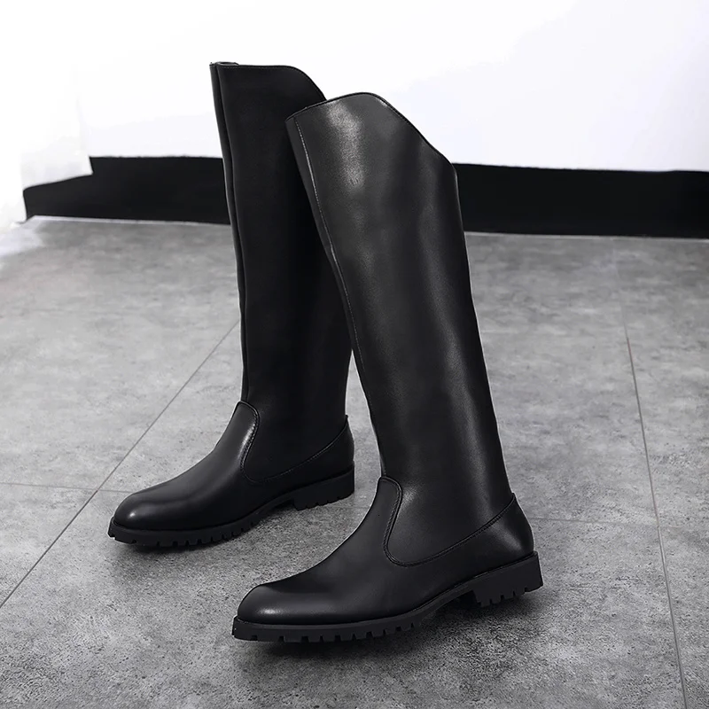 Horse Riding Boots Male Microfibre Leather Rider Boots Equestrian Equipment Boots For Summer Winter Outdoor Sports 5