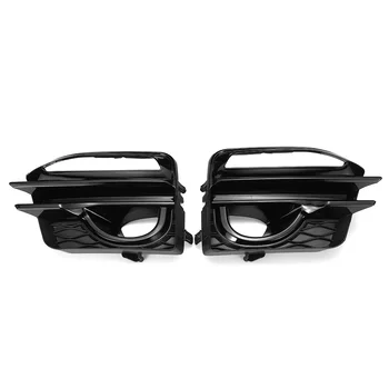 

New Pair Car Front Fog Light Cover Grill Grille For Infiniti Q50 Sport 2014 2015 2016 2017 Fog Lamp Grill Frame Cover