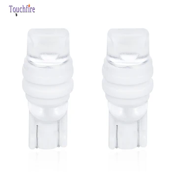 

100Pcs/Lot W5W T10 194 168 Wedge 3D LED Ceramic lens White Red Blue Yellow LED Side License Plate Clearance Light Lamp DC 12V