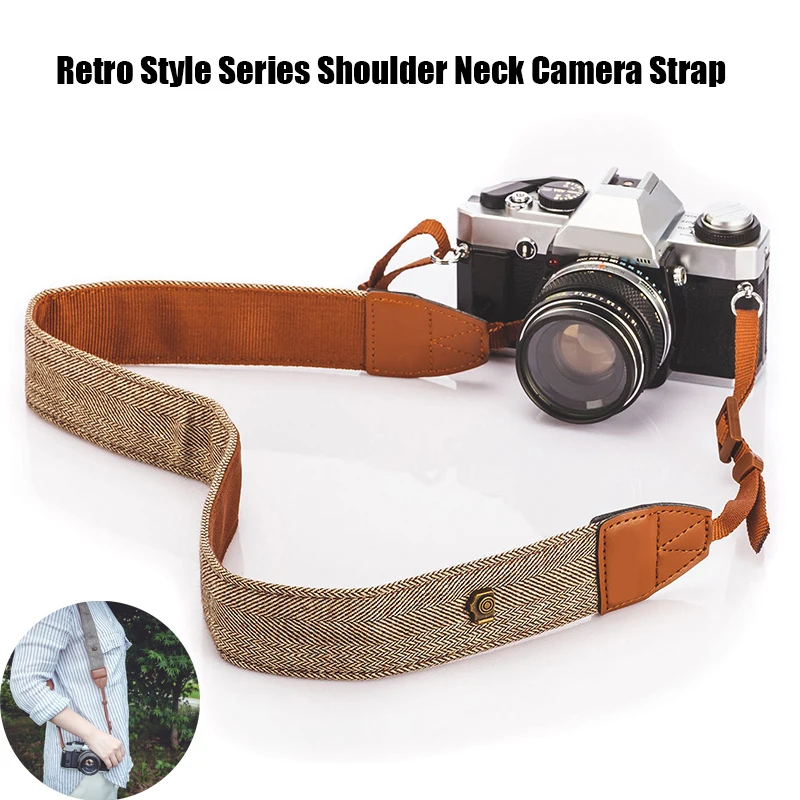 2020 New Retro Style Series Shoulder Neck Strap Camera Strap Belt For SLR DSLR Digital Canon Sony Camera Strap Accessories Part - ANKUX Tech Co., Ltd